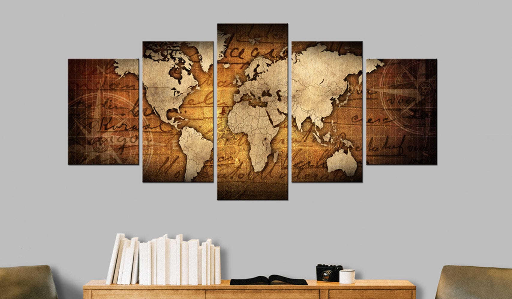 Glezna - Amber Map Home Trends