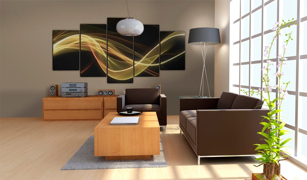Glezna - An abstract smoke-screen Home Trends