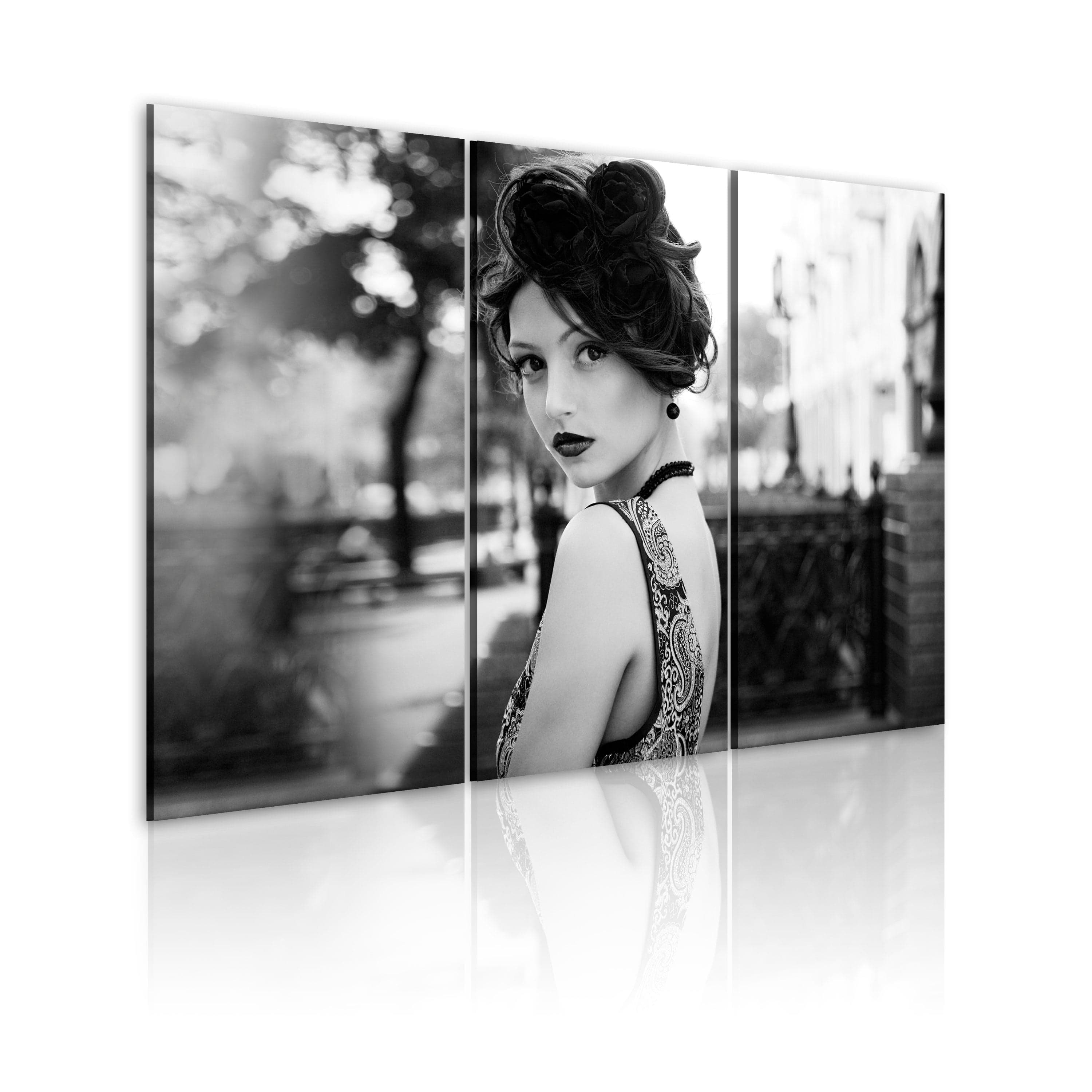 Glezna - An elegant woman, retro style 60x40 Home Trends