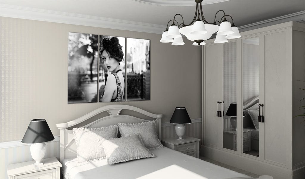 Glezna - An elegant woman, retro style 60x40 Home Trends