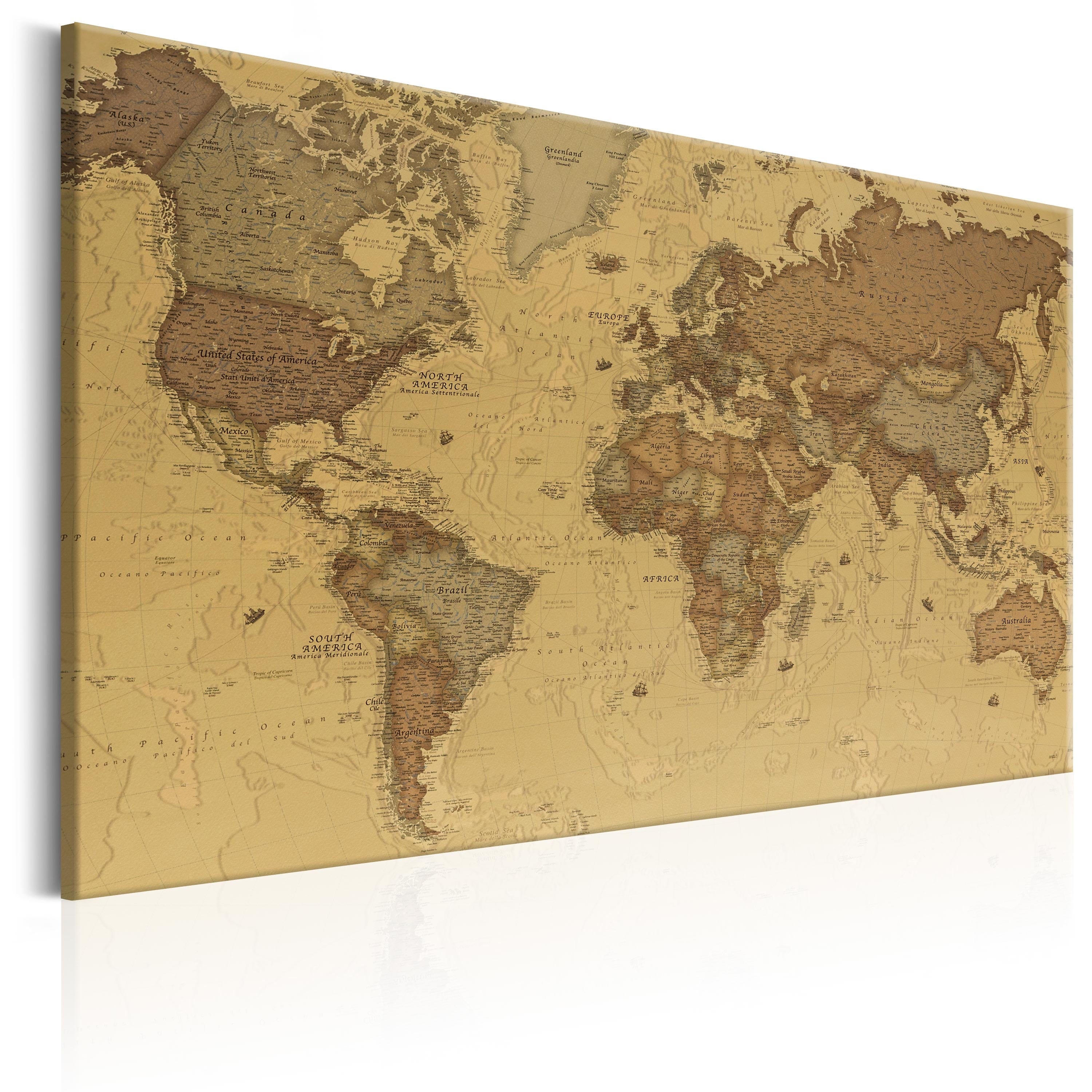 Glezna - Ancient World Map Home Trends