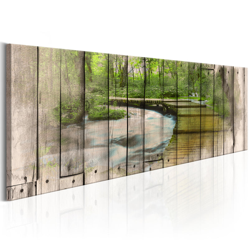 Glezna ar dabas tematiku - Atmiņu upe Home Trends