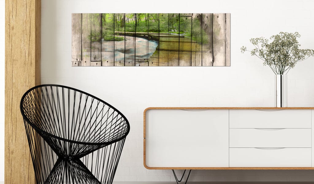 Glezna ar dabas tematiku - Atmiņu upe Home Trends