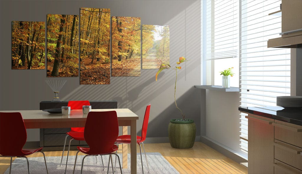 Glezna ar dabas tematiku - Krāsainā aleja Home Trends