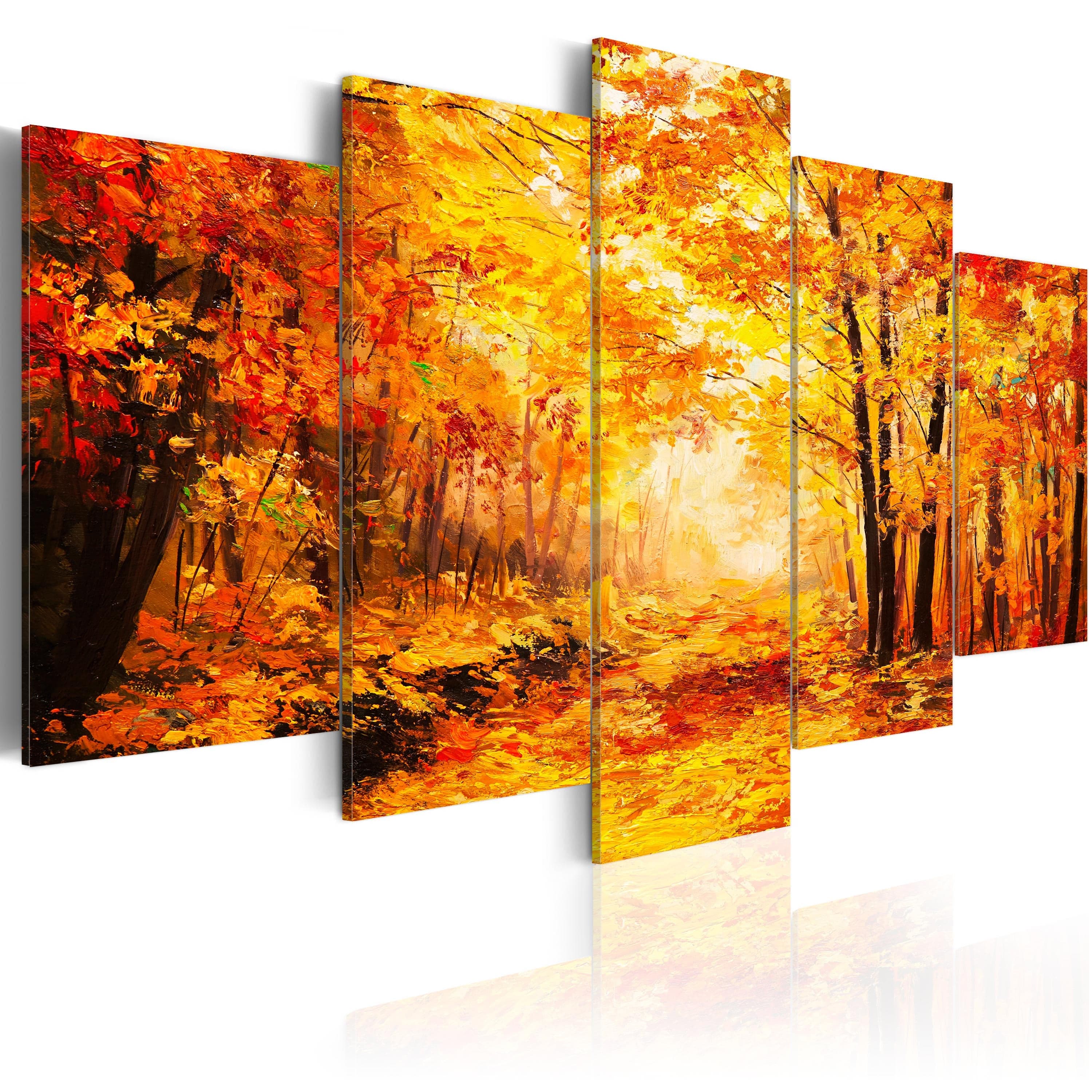 Glezna ar dabas tematiku - Rudens aleja Home Trends