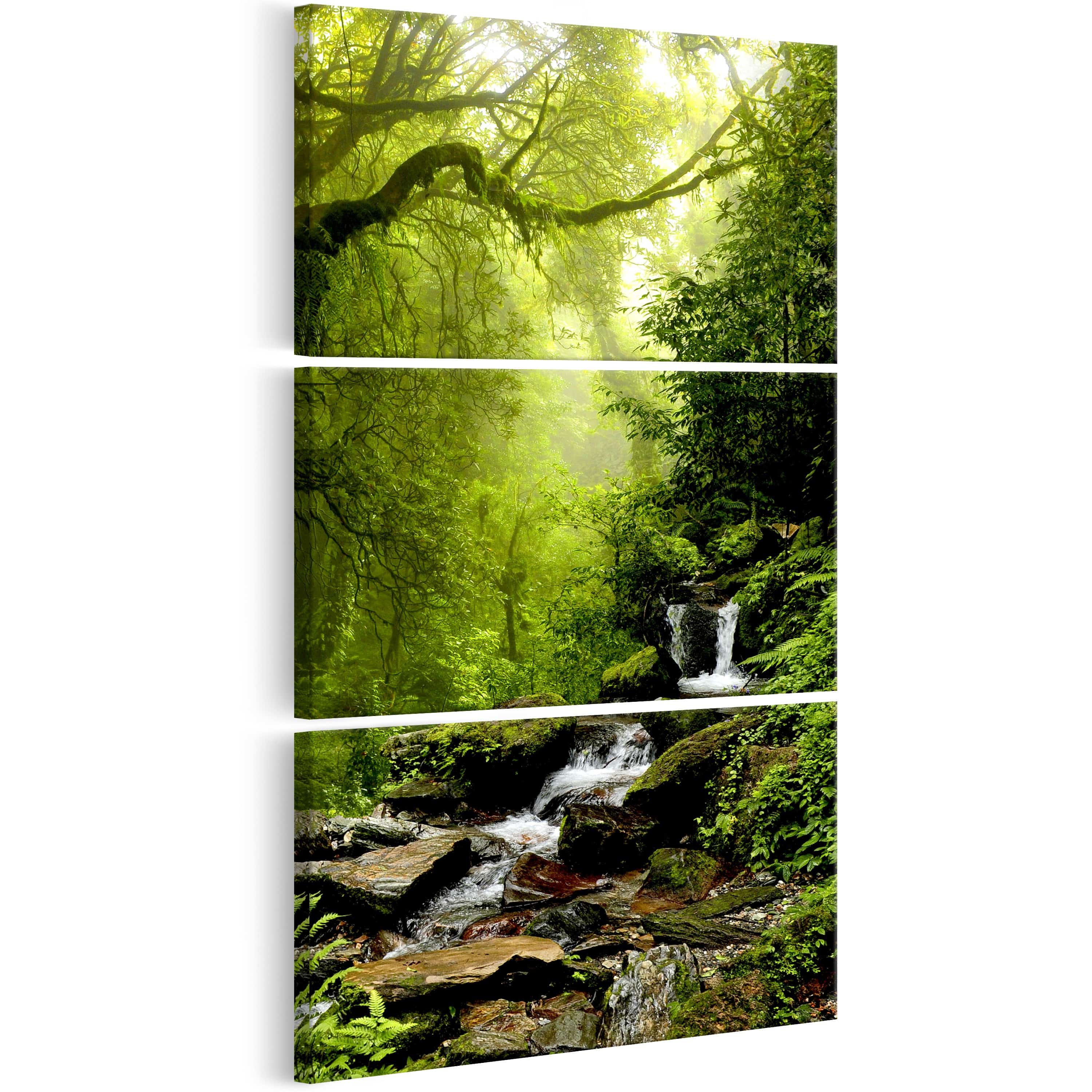 Glezna ar dabas tematiku - Upe starp kokiem 60x120 Home Trends