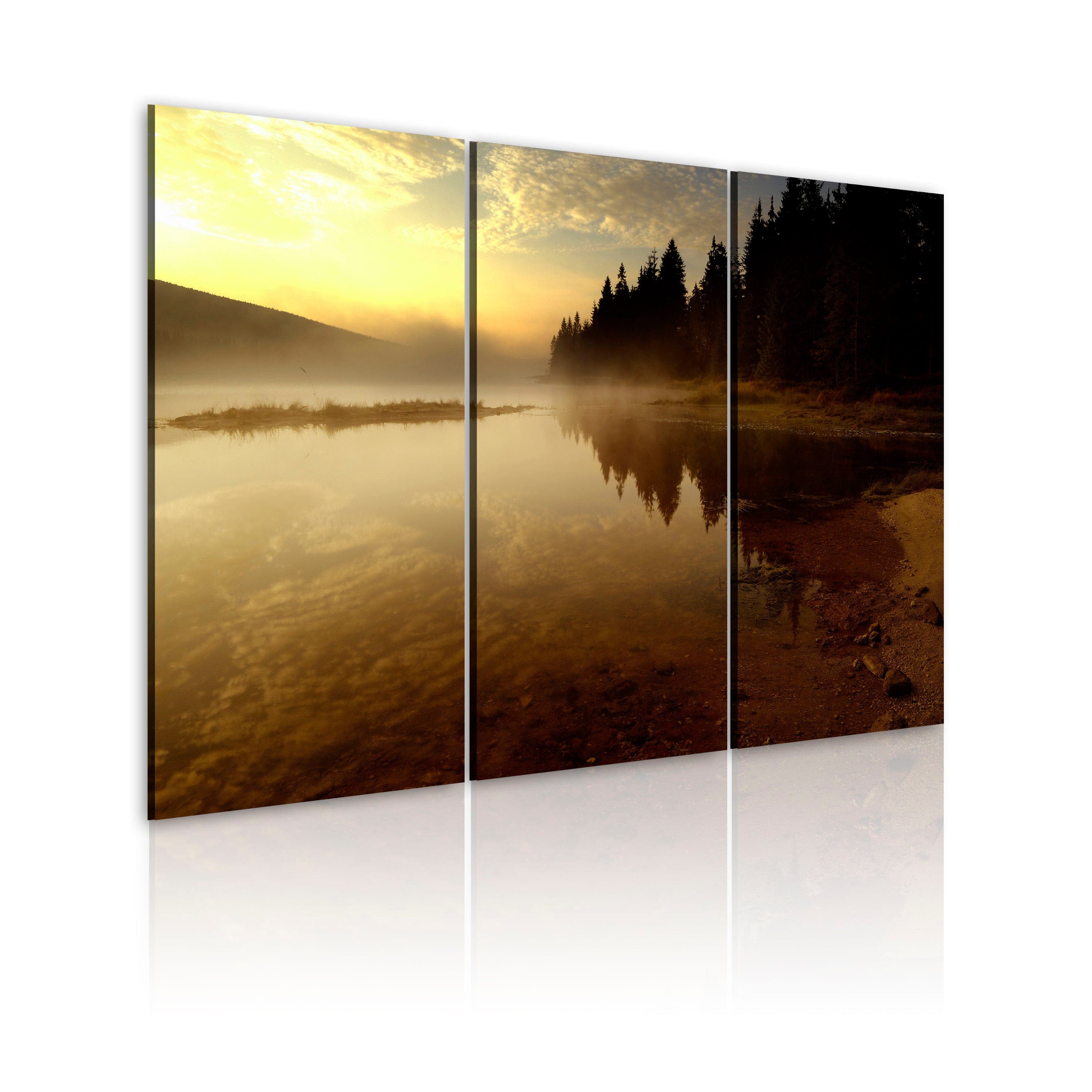 Glezna ar dabu - Vakarā, pie ezera 60x40 Home Trends