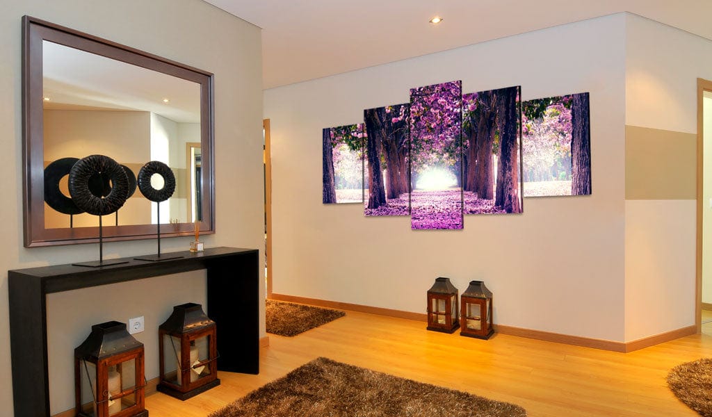 Glezna ar dabu - Violetā aleja Home Trends