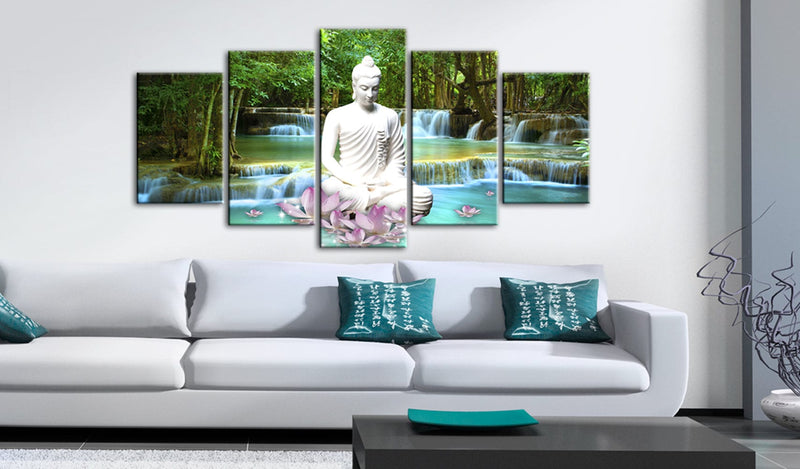 Glezna ar dabu - Zen ūdenskritums Home Trends