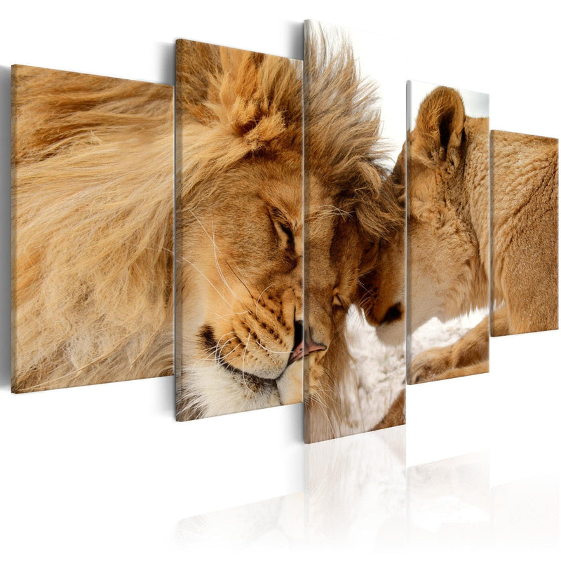 Glezna ar lauvām - Savvaļas mīlestība, 97578 Home Trends