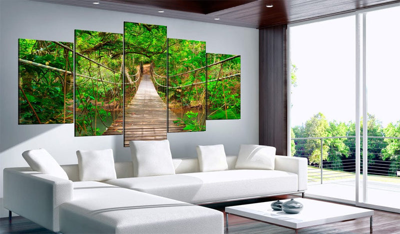 Glezna ar meža motīvu - Pastaiga starp kokiem Home Trends