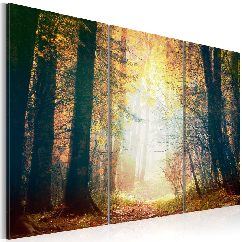 Glezna ar meža motīvu - Rudens skaistums - triptihs Home Trends