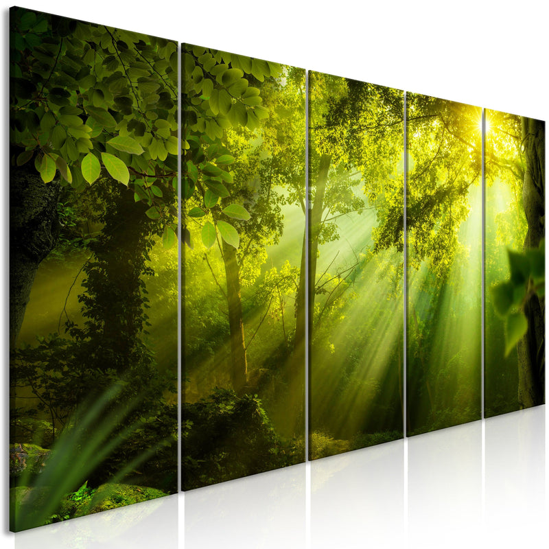 Glezna ar meža motīvu - Saules gaismā (5 daļas) Šaura Home Trends