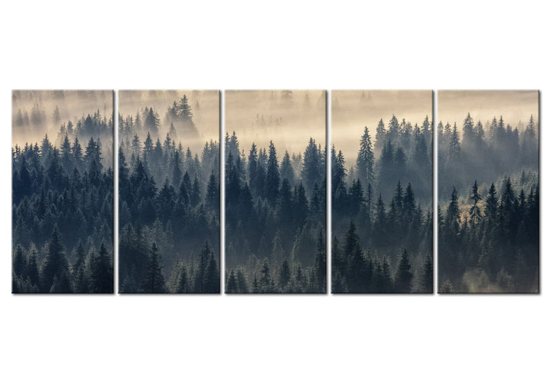 Glezna ar meža skatu - Mežs miglā, 105610 Home Trends
