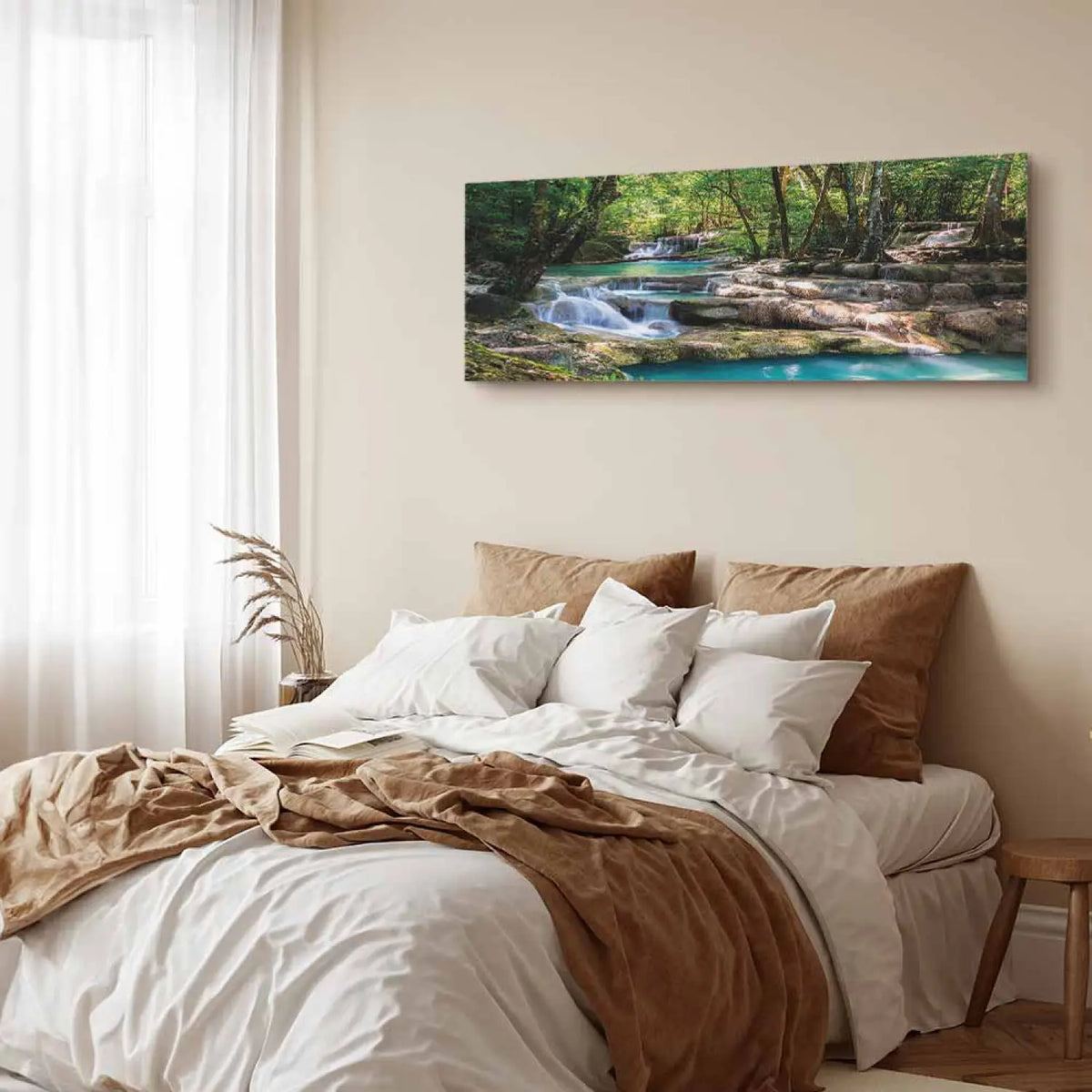 Kanva ar skaistu dabu - Daba - Meža ūdenskritums, 97524 Home Trends