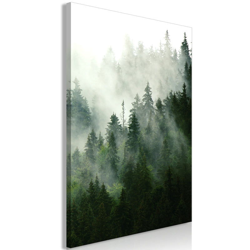 Kanva ar skaistu dabu - Skujkoku mežs (1 daļa) Vertikālā kompozīcija Home Trends