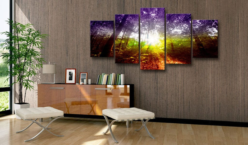 Glezna ar skaistu dabu - Varavīksnes mežs Home Trends