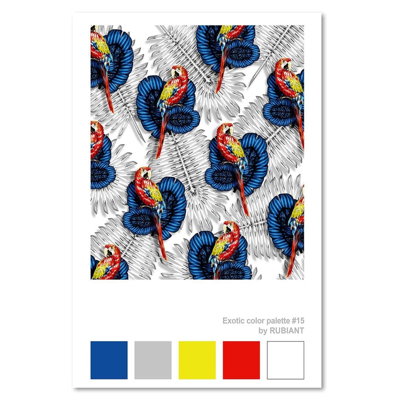 Kanva - Art Print Exotic Blue  Home Trends DECO