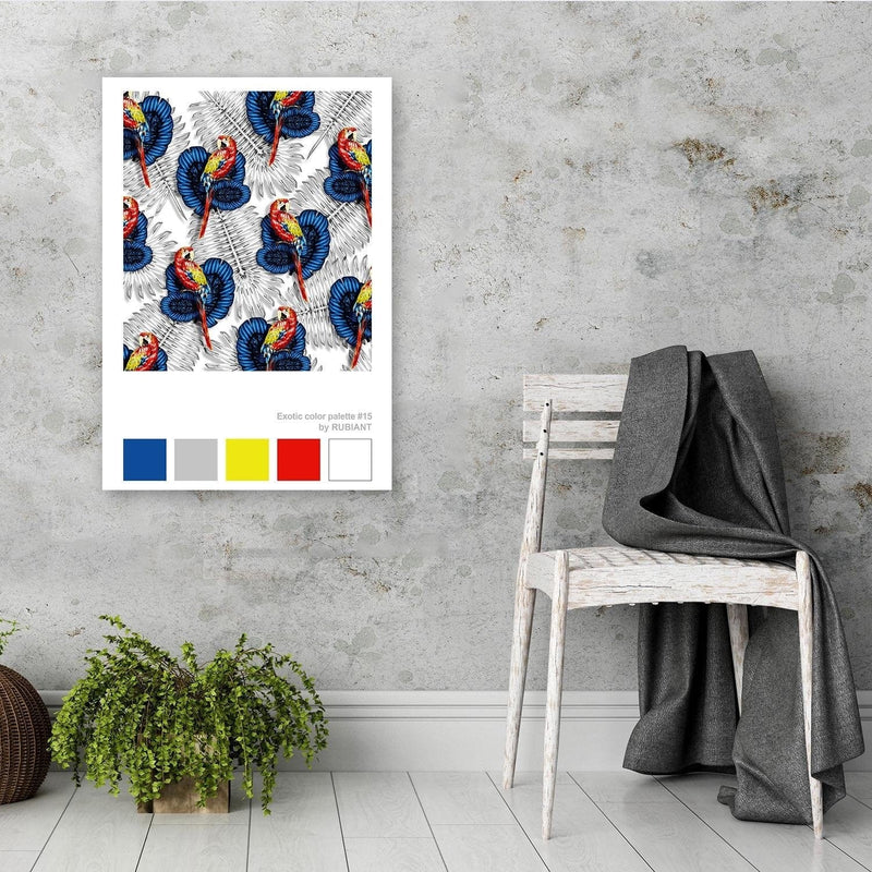 Kanva - Art Print Exotic Blue  Home Trends DECO