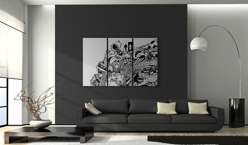 Glezna - Artistic mess - triptych Home Trends