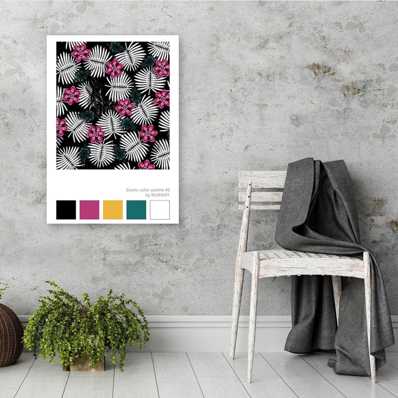Kanva - Artwork Tropical Pink  Home Trends DECO