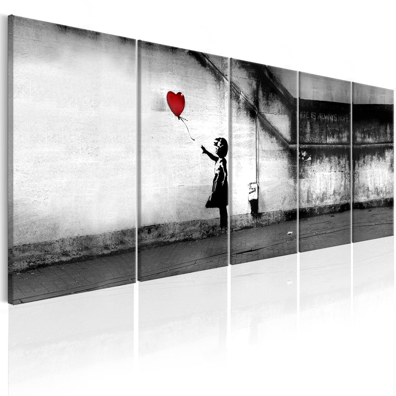 Glezna - Banksy_ Runaway Balloon Home Trends