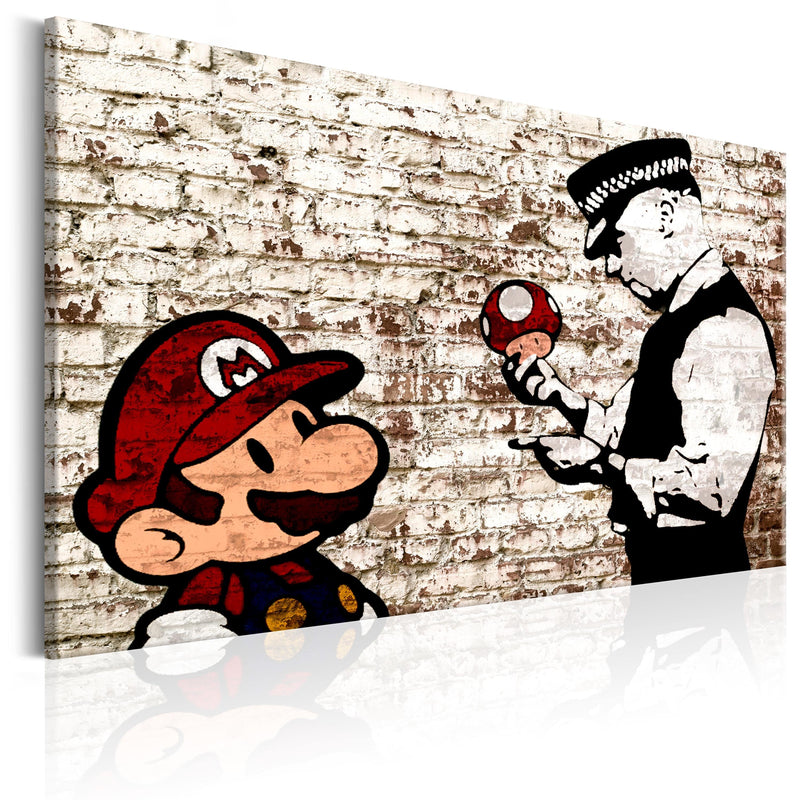 Glezna - Banksy_ Torn Wall Home Trends