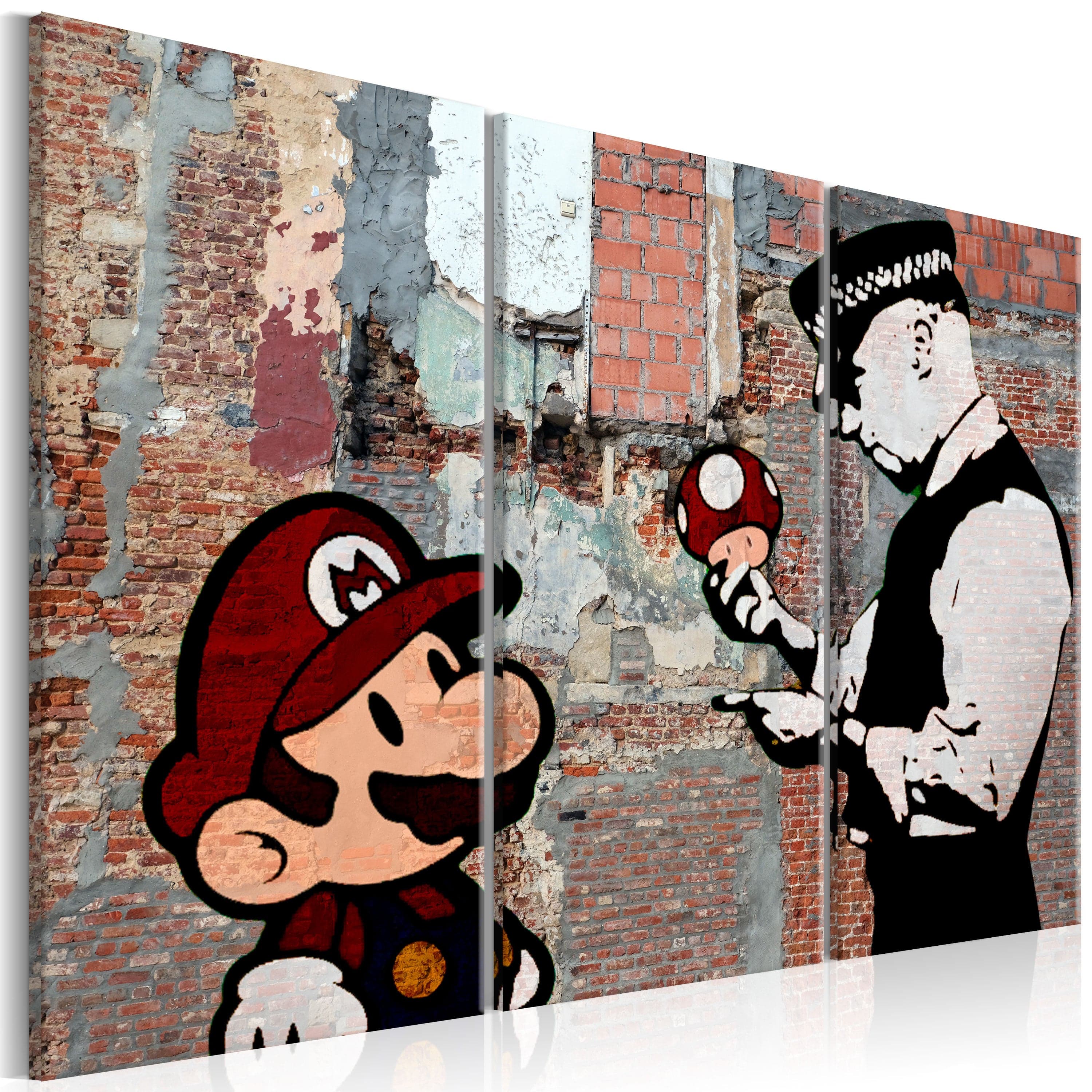 Glezna - Banksy_ Warning Home Trends