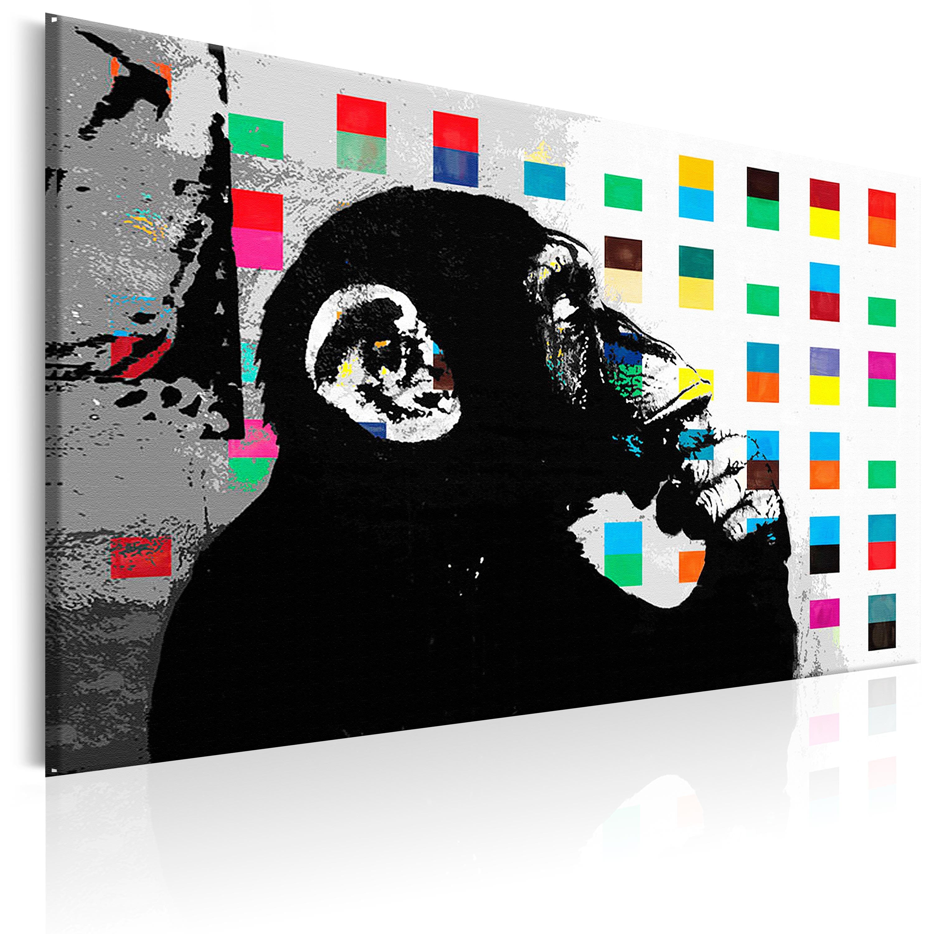Glezna - Banksy The Thinker Monkey Home Trends