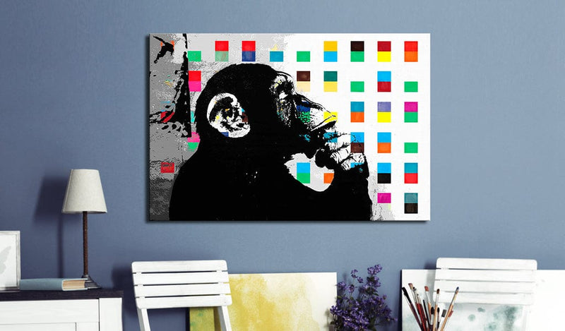 Glezna - Banksy The Thinker Monkey Home Trends
