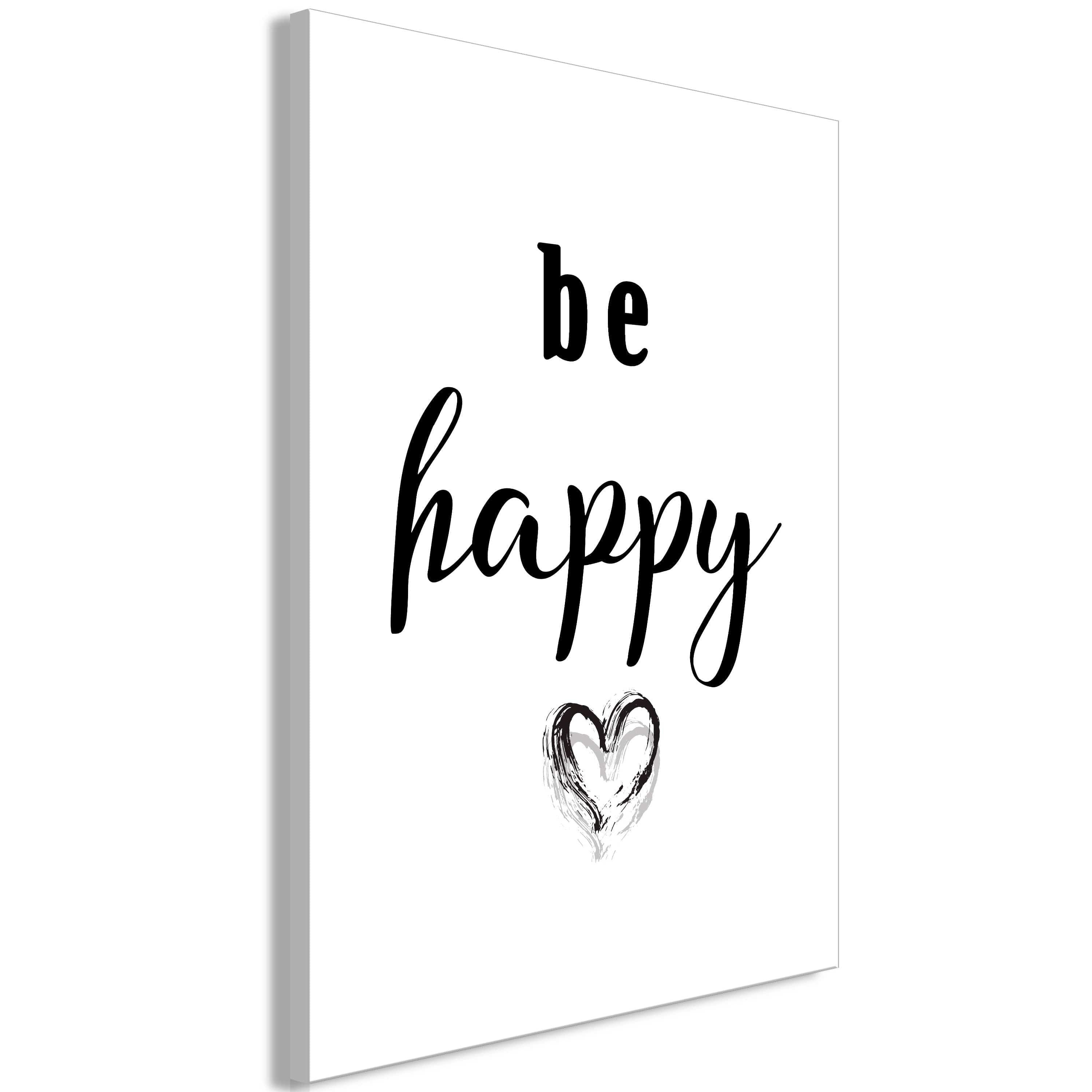 Glezna - Be Happy (1 Part) Vertical Home Trends