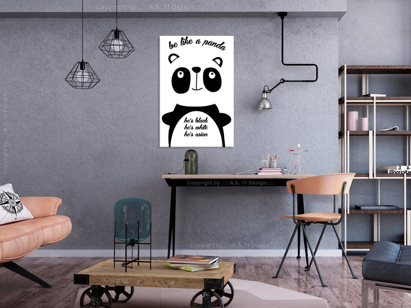 Glezna - Be Like a Panda (1 Part) Vertical Home Trends