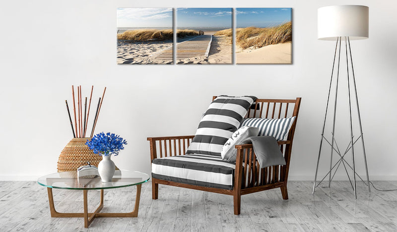 Glezna - Beach (Triptych) 120x40 Home Trends