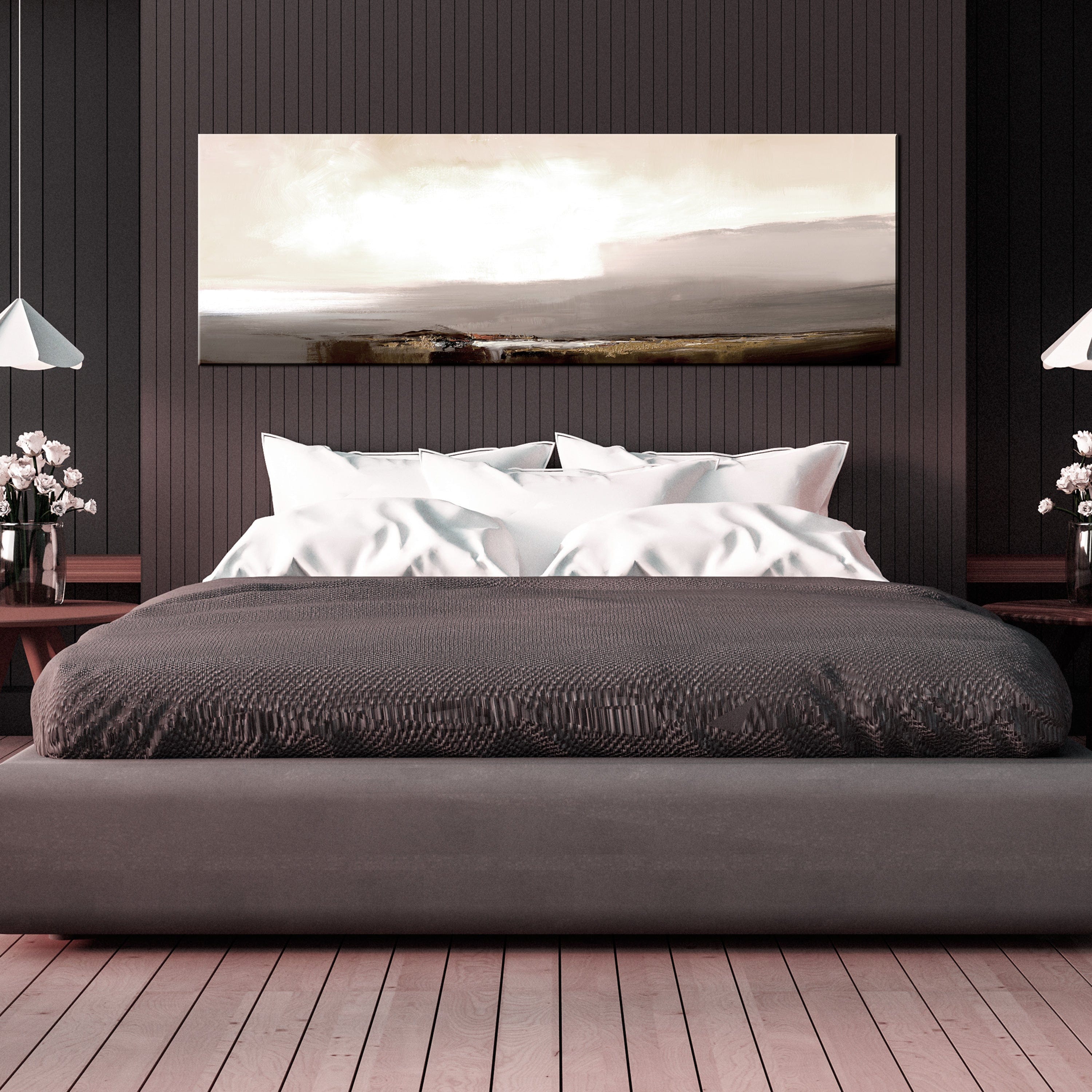 Glezna - Beginning of the End (1 Part) Brown Narrow Home Trends