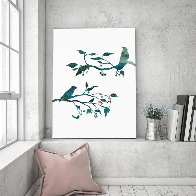 Kanva - Birds On Branches  Home Trends DECO