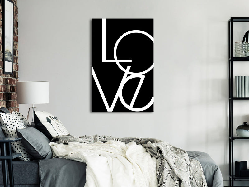 Kanva - Black and White_ Love (1 Part) Vertical Home Trends
