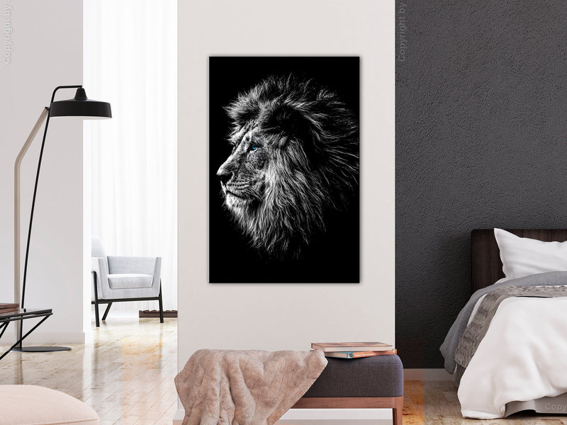 Glezna - Blue-eyed Lion (1 Part) Vertical Home Trends