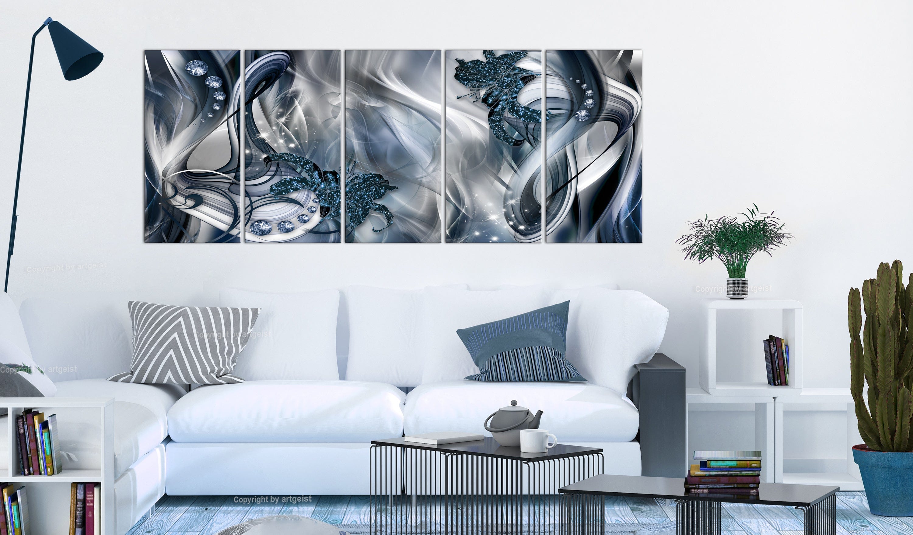 Glezna - Blue Glow Home Trends