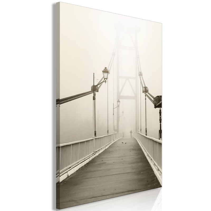 Glezna - Bridge in the Fog (1 Part) Vertical Home Trends