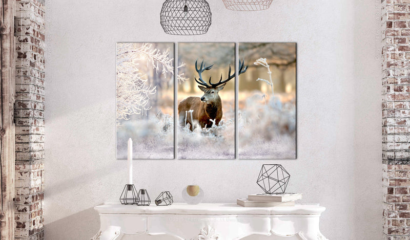 Glezna - Briedis aukstajā ziemā I Home Trends