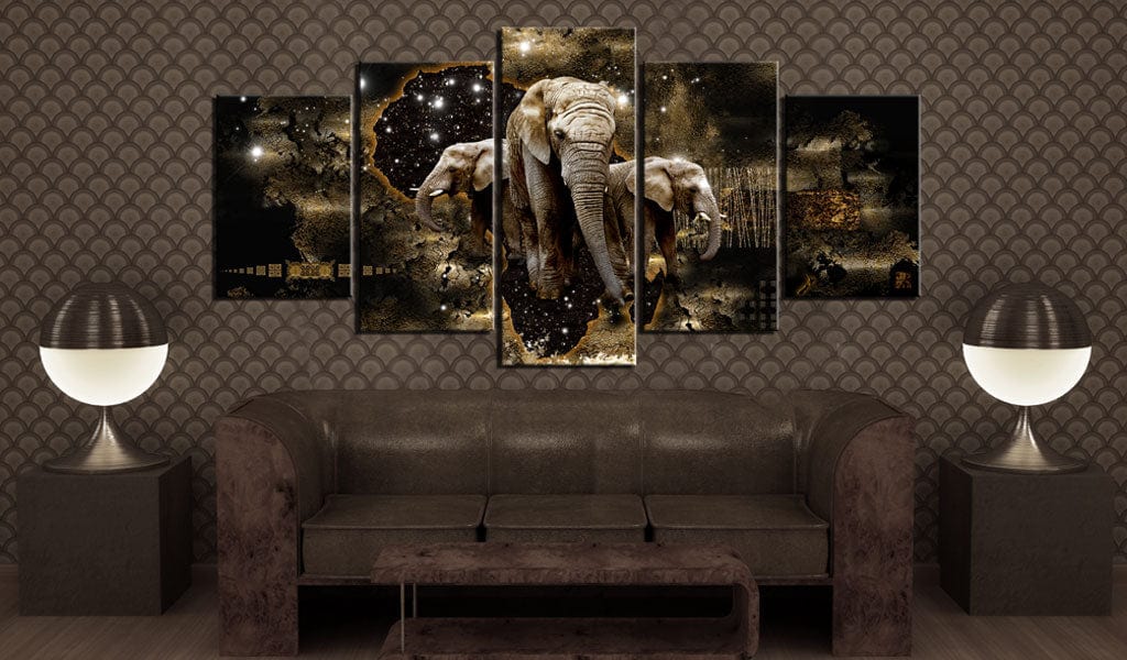 Glezna - Brown Elephants Home Trends