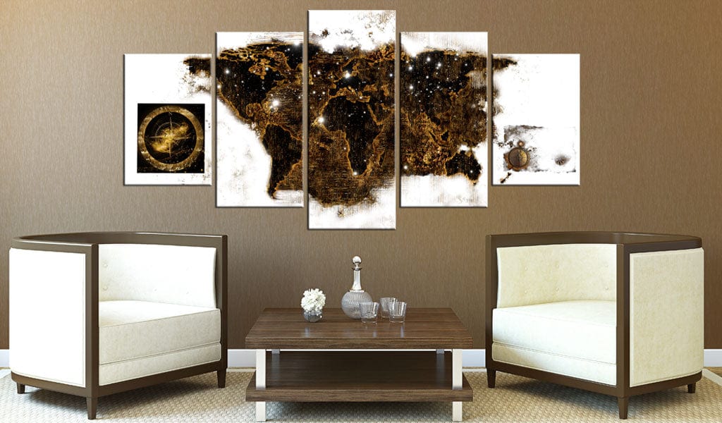 Glezna - Brown map Home Trends