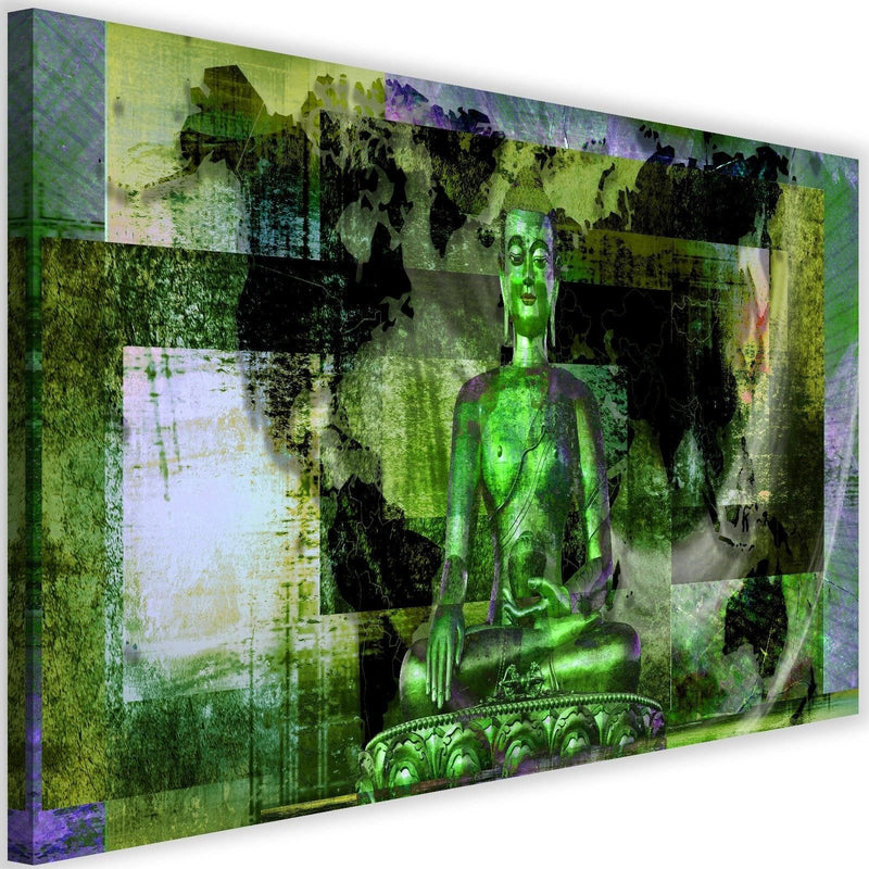 Kanva - Buddha And Abstract Background 1  Home Trends DECO