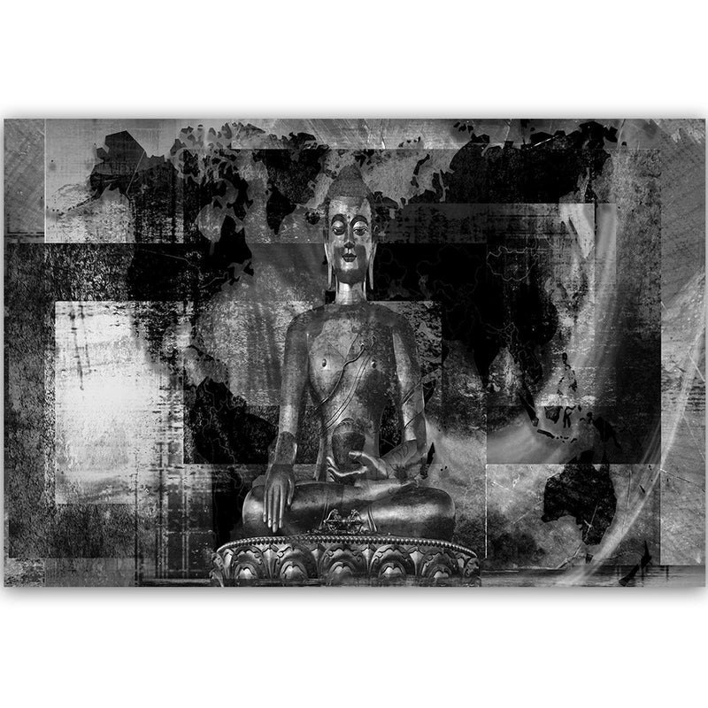 Kanva - Buddha And Abstract Background 3  Home Trends DECO