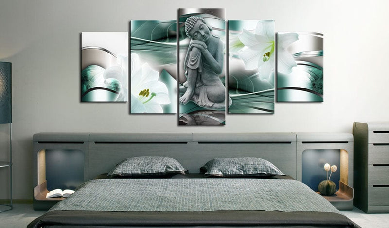 Glezna - Buddha and lilies Home Trends