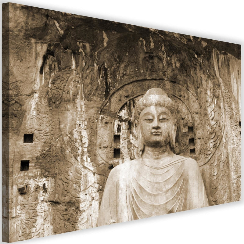 Kanva - Buddha In Front Of The Walls Of The Temple  Home Trends DECO