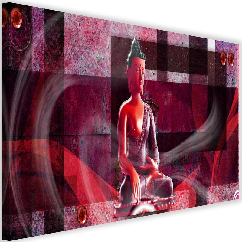 Kanva - Buddha On A Geometric Background 1  Home Trends DECO