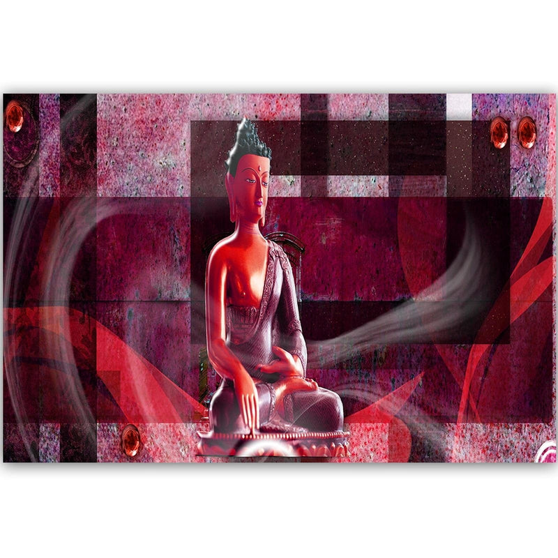 Kanva - Buddha On A Geometric Background 1  Home Trends DECO