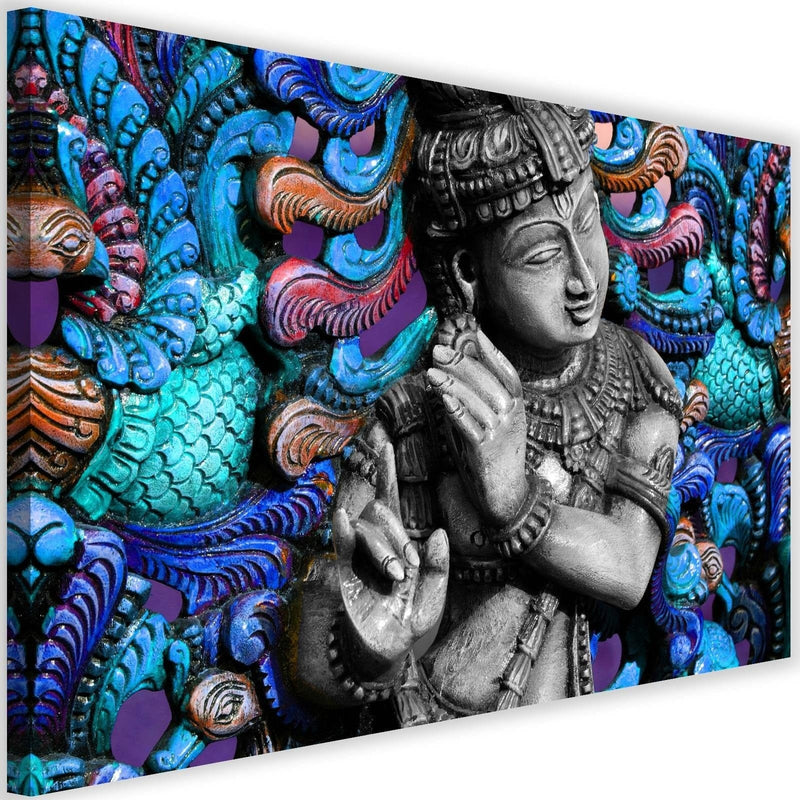 Kanva - Buddha On A Mosaic Background 2  Home Trends DECO