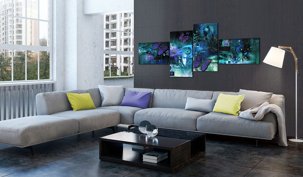 Glezna - Butterflies in turquoise Home Trends